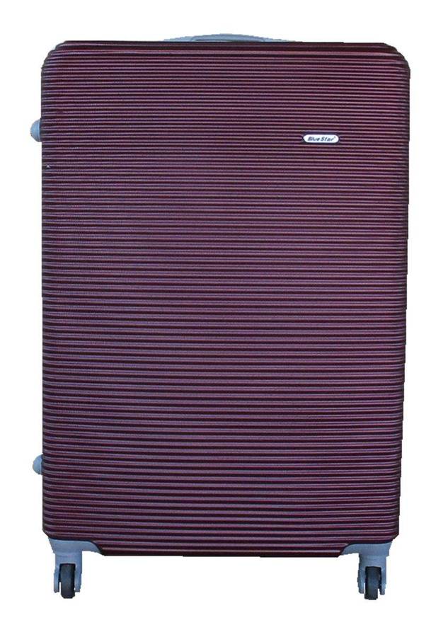 SMTE 1 Piece Hard Outer Shell Luggage 23" - Dark Red with keychain