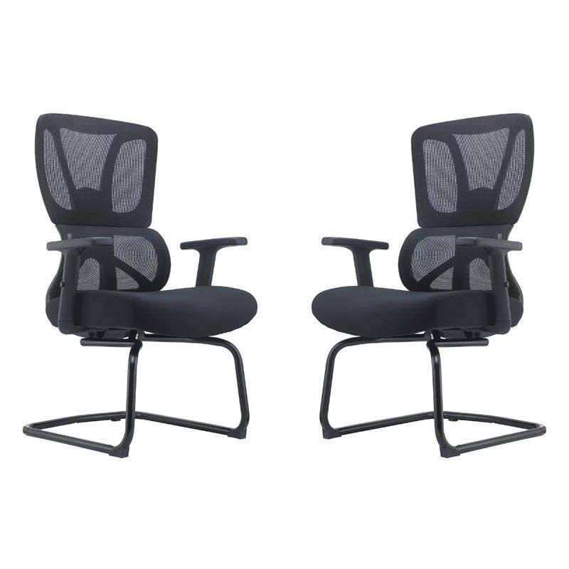 SMTE Set of 2 Modern Mesh Visitor Office Chairs D2308 with keychain