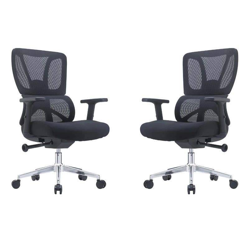 SMTE Set of 2 High Back Mesh Office Chairs -B2308 with keychain