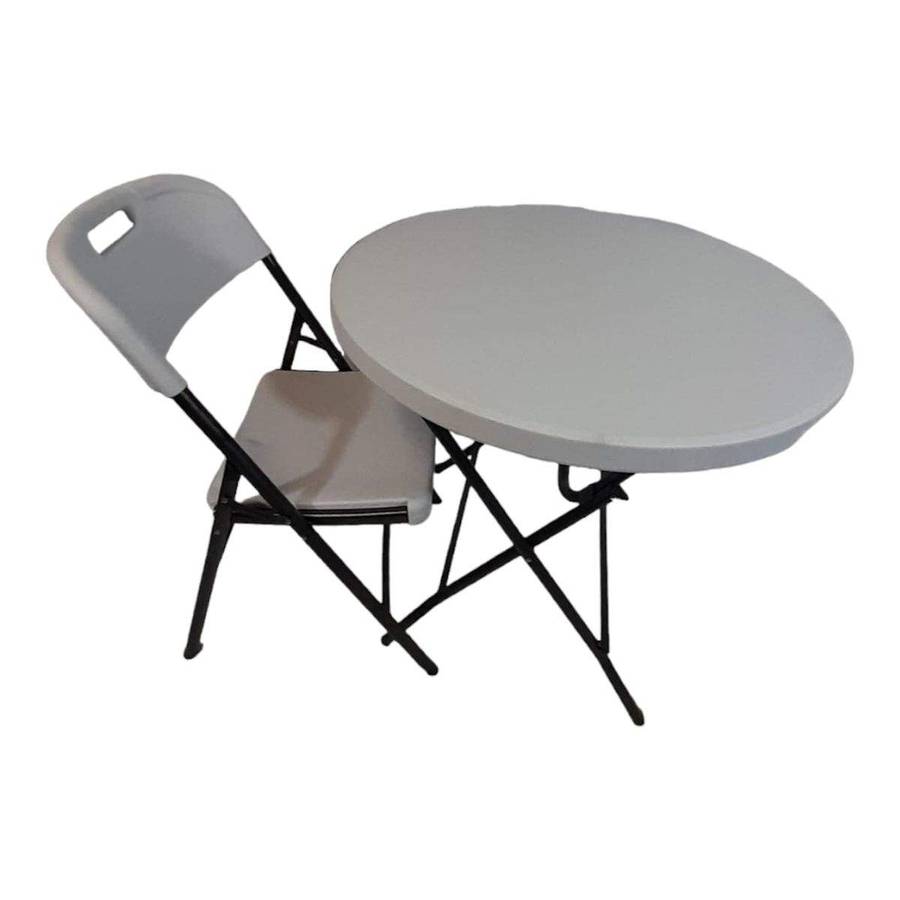 SMTE Sastro - 1 Folding Chair Outdoor Dining Table Combo-Tp1 with keychain