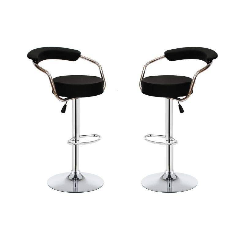 SMTE Succulent Black Bar Stools with keychain