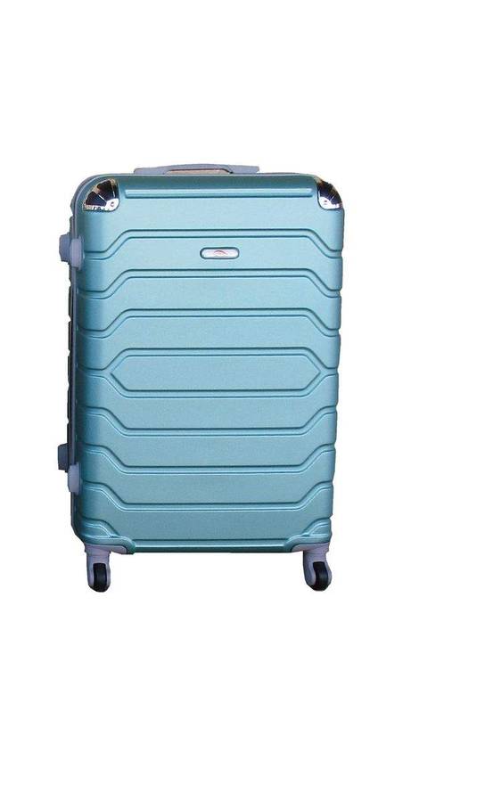 SMTE 1 Piece Luggage 18 inch Suitcase - Light Green with keychain