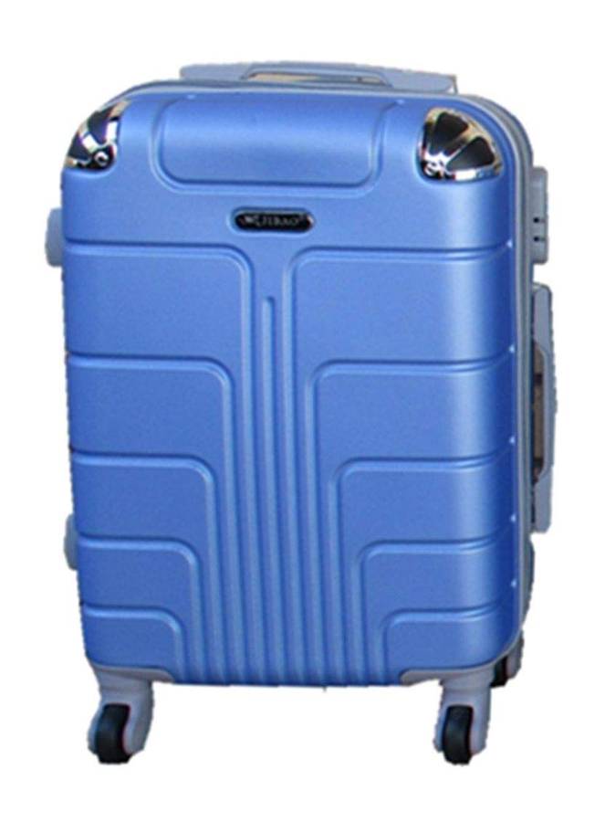 SMTE 1 Piece Luggage 24-inch Suitcase - Blue with keychain