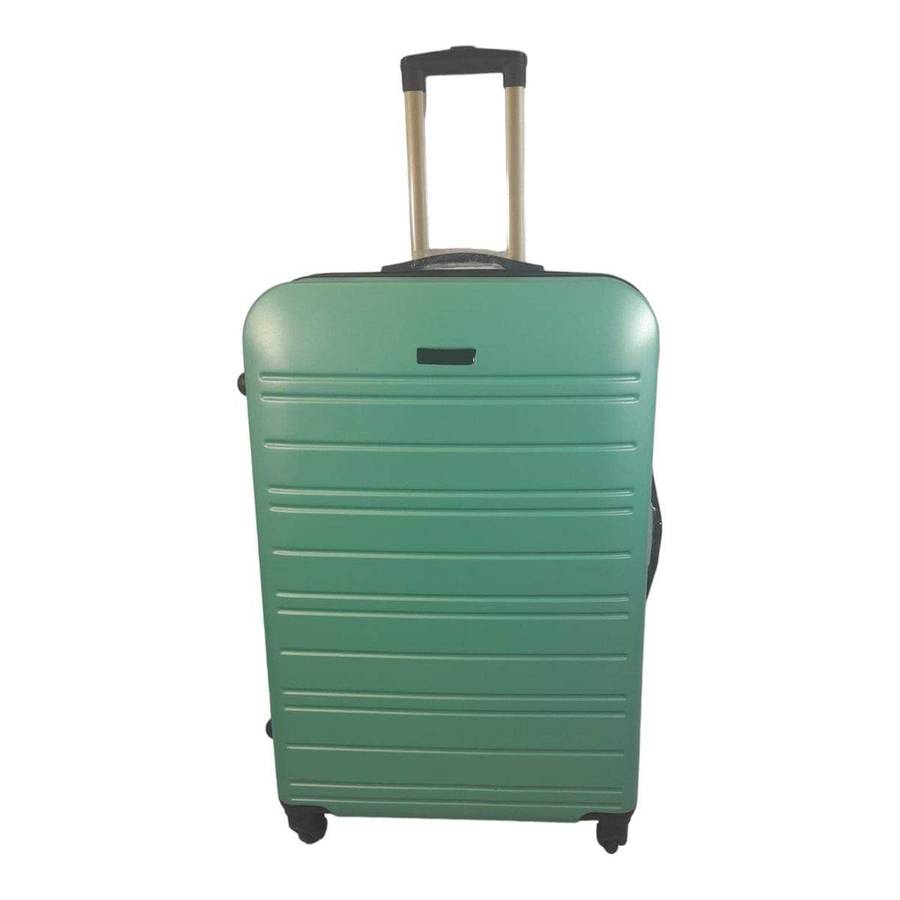 SMTE Luggage Suitcase - 25 inch - 1 Piece - Apple Green with keychain