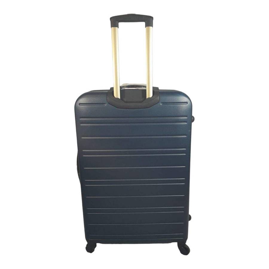 SMTE Luggage Suitcase - 25 inch - 1 Piece - Navy Blue with keychain