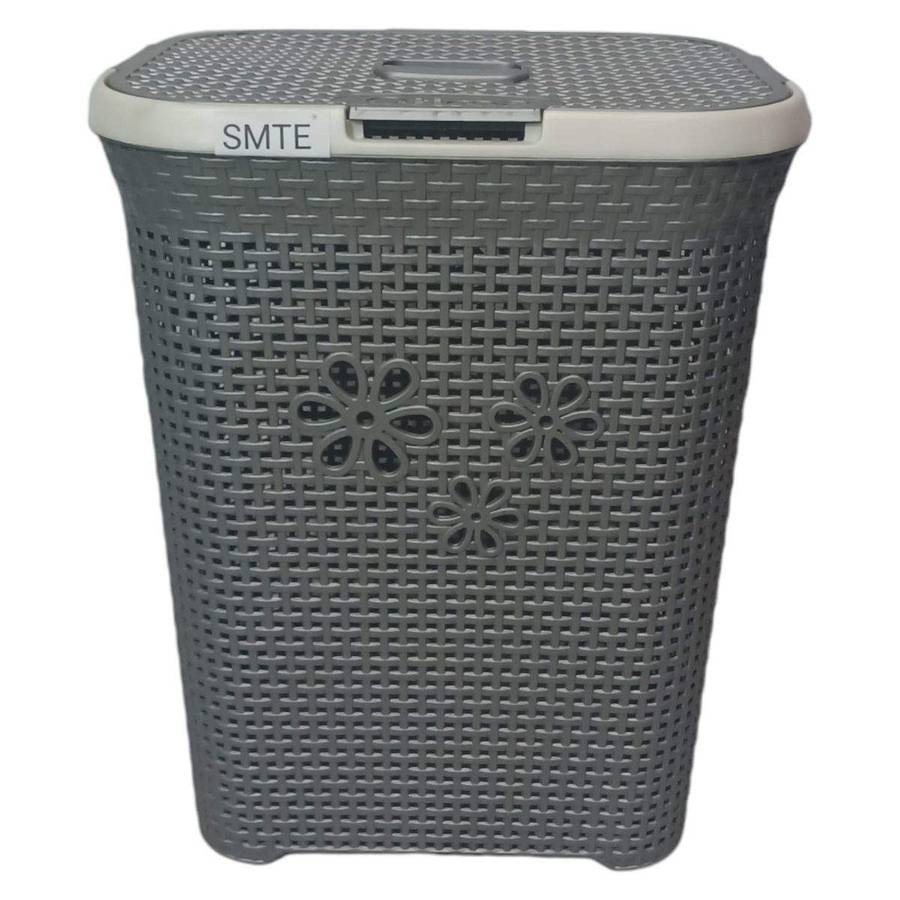 SMTE-FreshFold: Laundry Basket - Grey with keychain