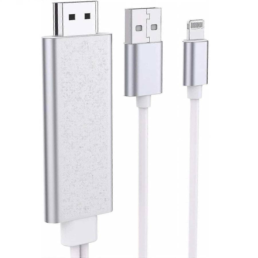 I PHONE TO HDMI CABLE + USB  (HDTV001)