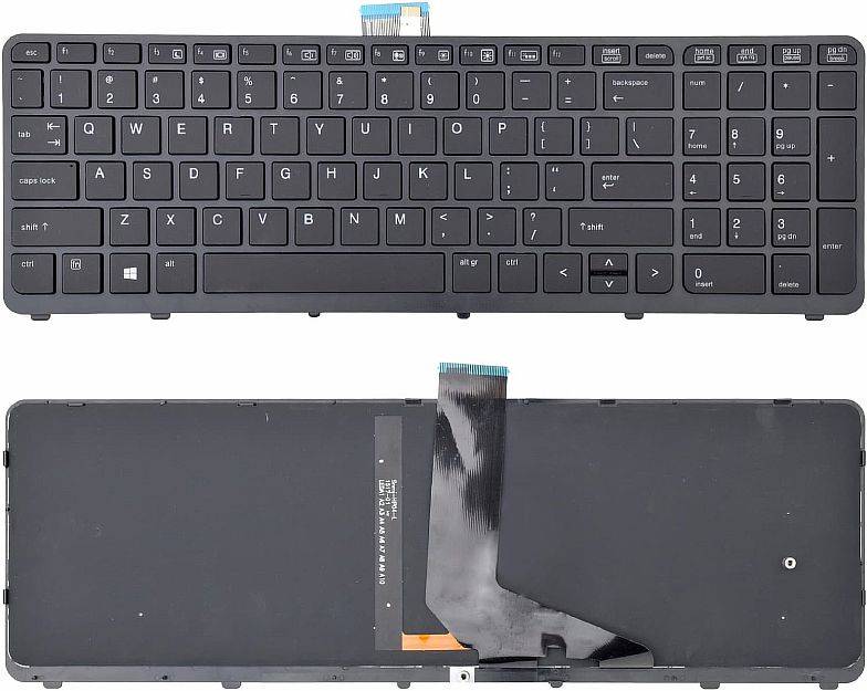 LT KB HP Z BOOK15- 17 SEIERS BLACK(K151)