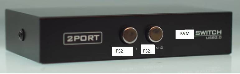 KVM SWITCH PS 2 MANUAL SWITCH FJ-K02