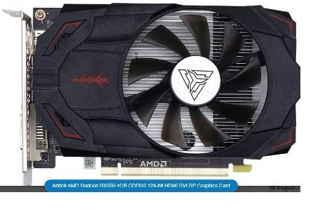 GRPHICS CARD ARKTEK RX 550 4G DDR5