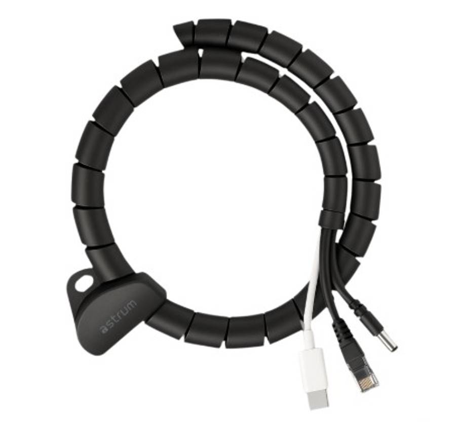 SPIRAL CABLE TIDY 16 MM 1.5M  BLACK