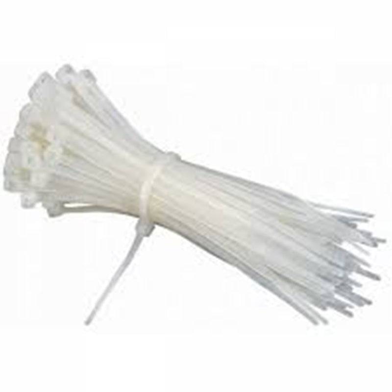 RUWAG Cable Ties White 2.6mm x 92mm ( Pack of 100 )