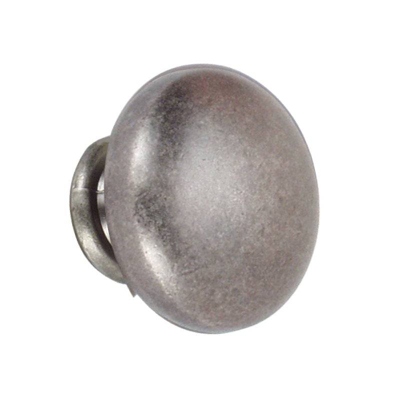 ROCO Lite Mushroom Drawer Knob Pewter 30mm ( 5 Pack )