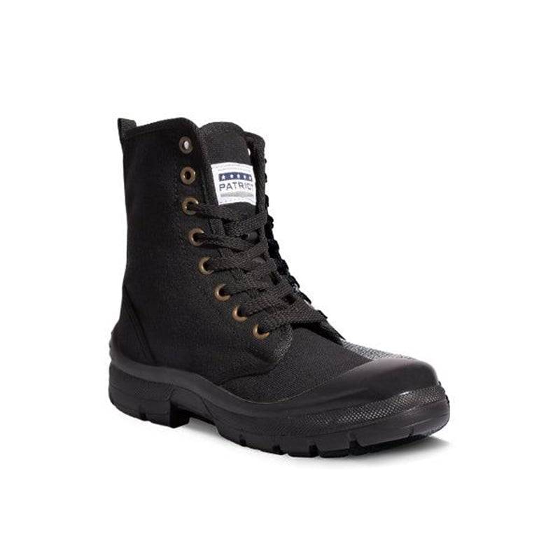 PATRIOT Black Canvas Security Boot Soft Toe