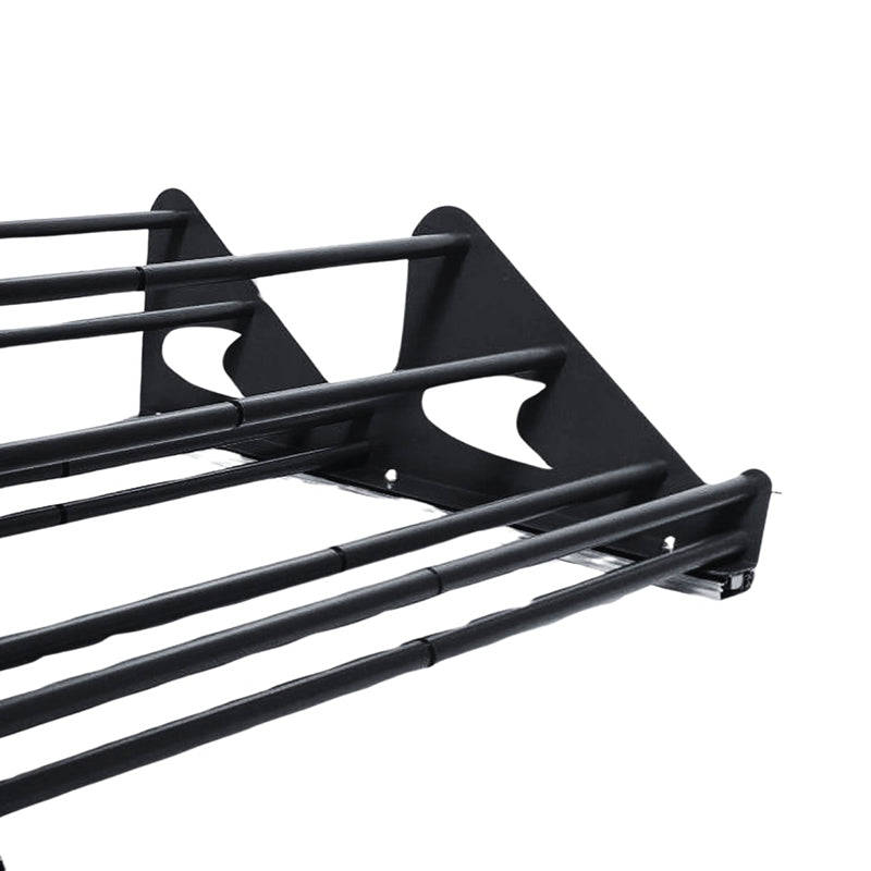 ROCO Adjustable Shoe Rack Black 704mm x 405mm x 107mm