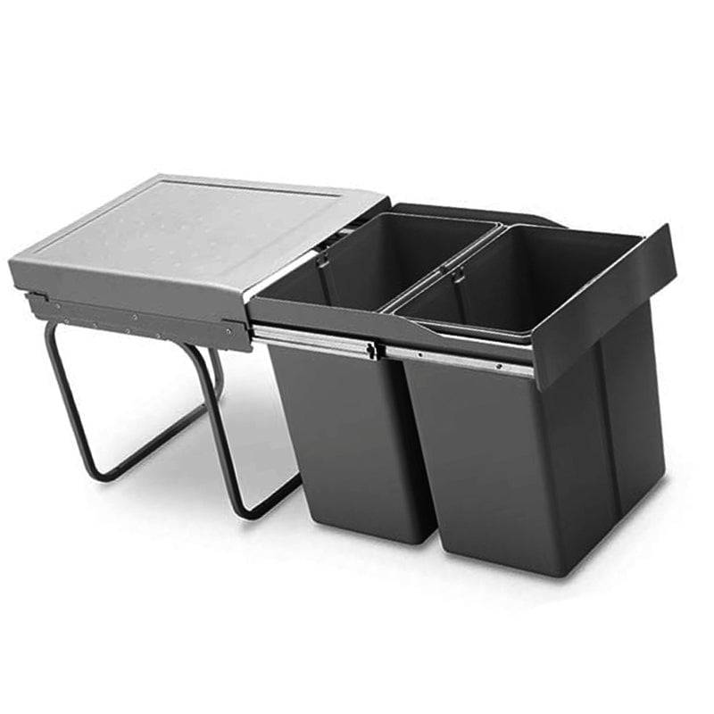 ROCO Pull Out Bin Economic 400/450 Unit Orion Grey 58 Litre