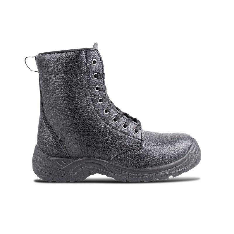 PATRIOT Combat 8-Inch Safety Boots Black Padded Collar