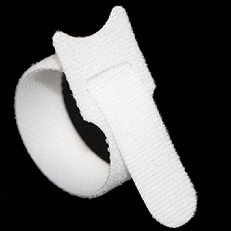 RUWAG Magic Reusable Velcro Cable Ties White 12.5mm x 300mm  ( Pack of 10 )