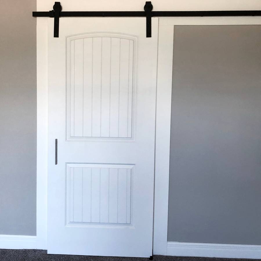 ROCO Single Barn Door Runner Complete Kit Black 2m