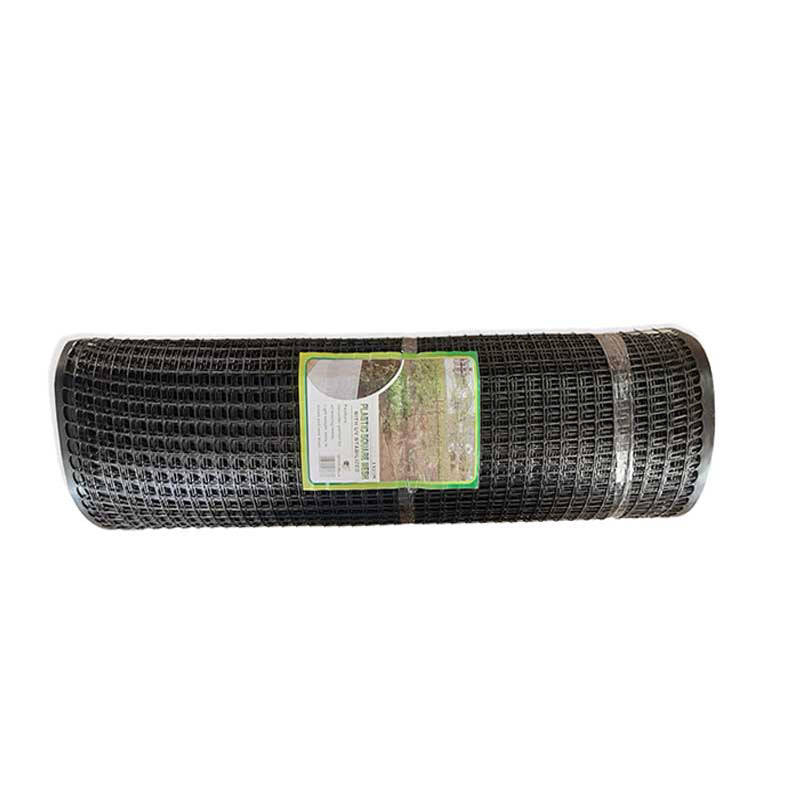 EARTH Garden Fence Roll Plastic Black 1m x 25m (30x30mm)