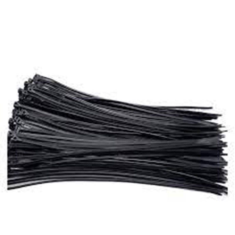 RUWAG Cable Ties Black 4.9mm x 197mm ( Pack of 100 )