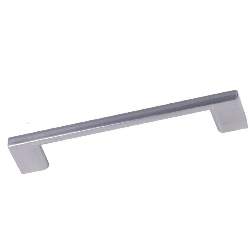 ROCO Neptune Aluminium Cupboard Handle Brushed Nickel 128mm