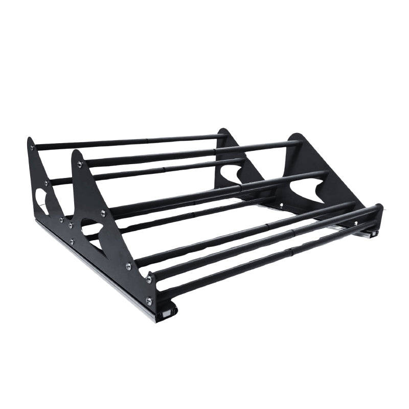 ROCO Adjustable Shoe Rack Black 704mm x 405mm x 107mm