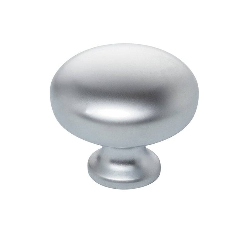 ROCO Small Base Drawer Knob Matt Chrome 32mm