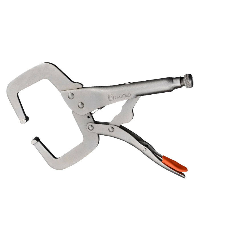 HARDEN C-Clamp Lock Grip Plier Swivel Clamp 11" (275mm)