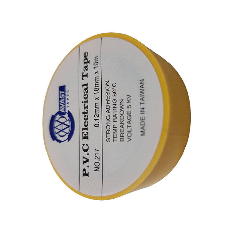 AVAST Pvc Insulation Tape 10m - Yellow