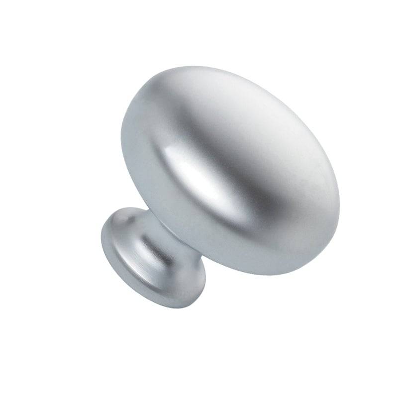 ROCO Small Base Drawer Knob Matt Chrome 32mm