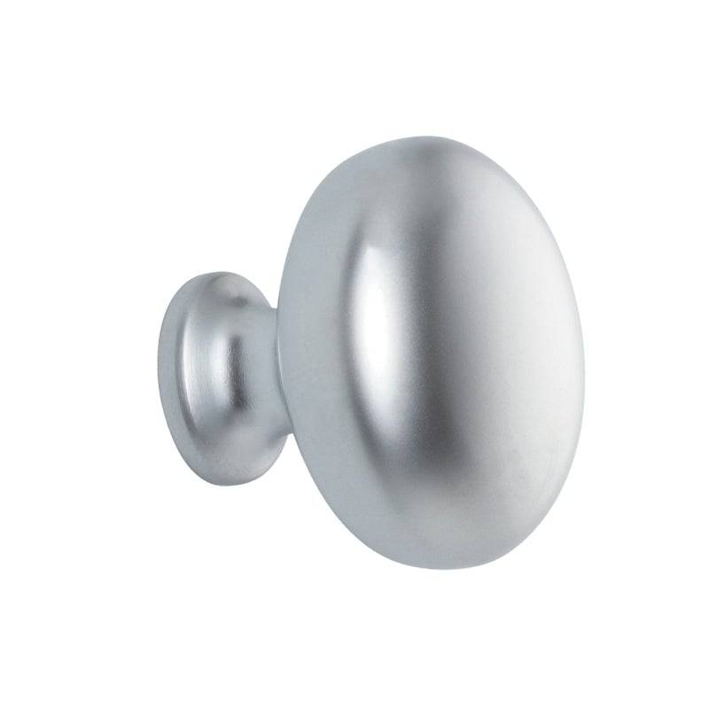 ROCO Small Base Drawer Knob Matt Chrome 32mm