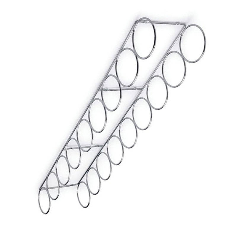 ROCO Wine Bottle Holder 9 Ring Chrome