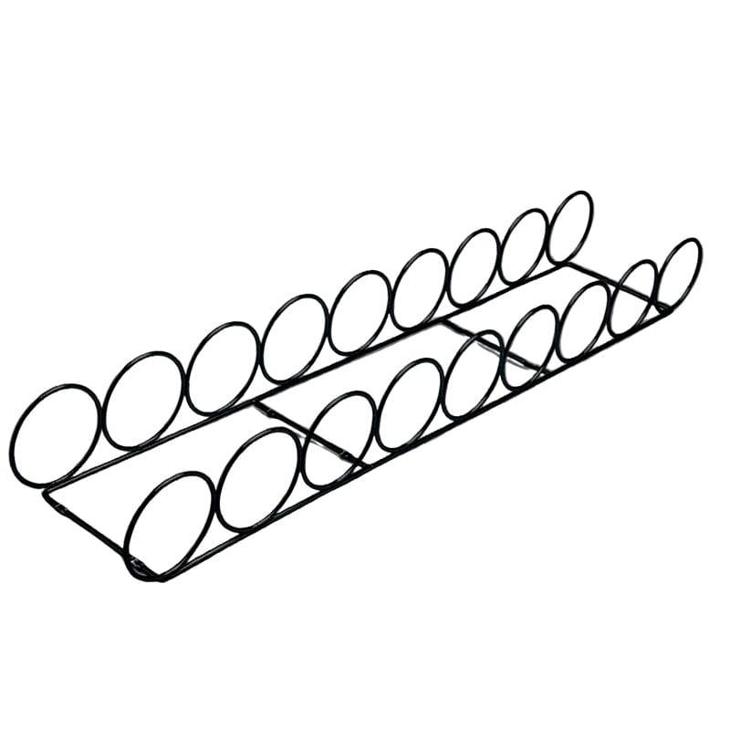 ROCO Wine Bottle Holder 9 Ring Matt Black