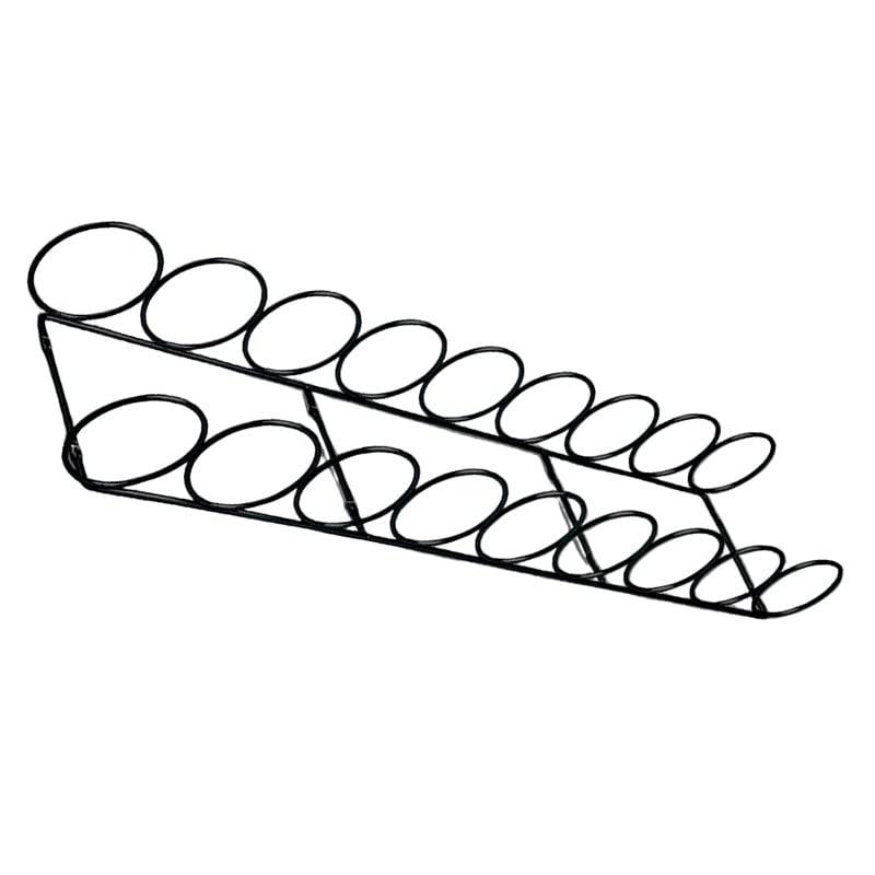 ROCO Wine Bottle Holder 9 Ring Matt Black
