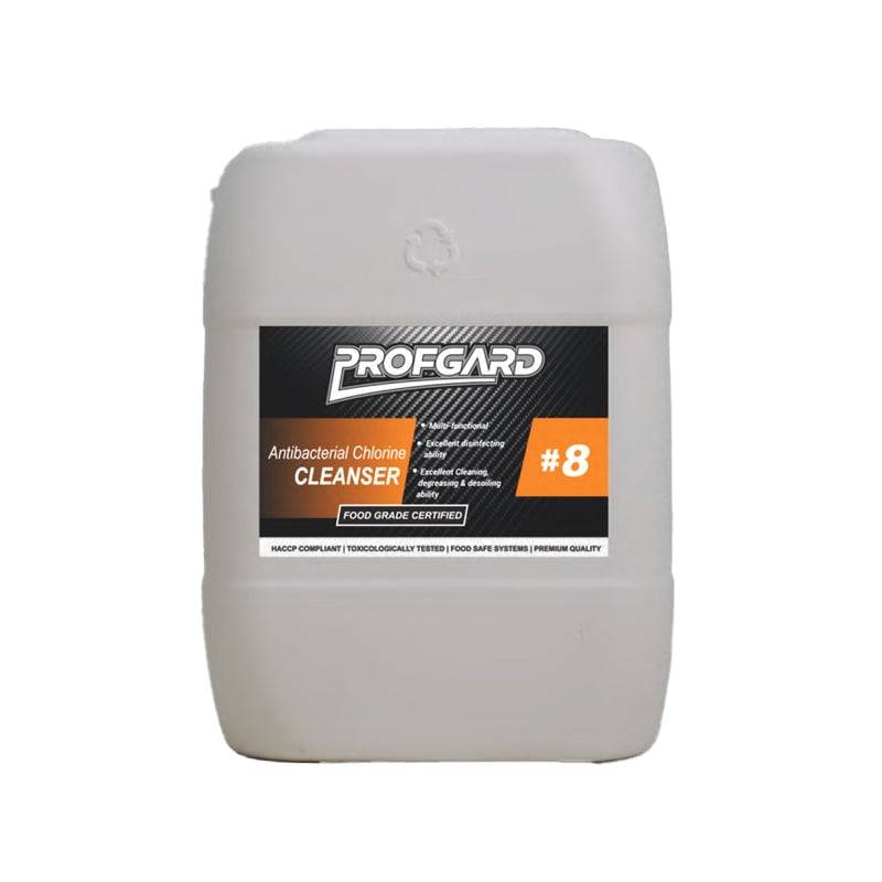 PROFGARD #8 Anti Bacterial Chlorine Cleanser 10 Litre