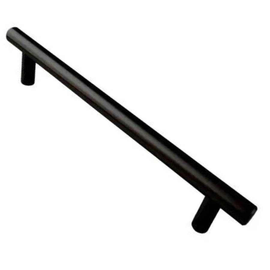 ROCO Cupboard Handle Bar Hollow Black 192mm x 12mm ( 5 Pack )