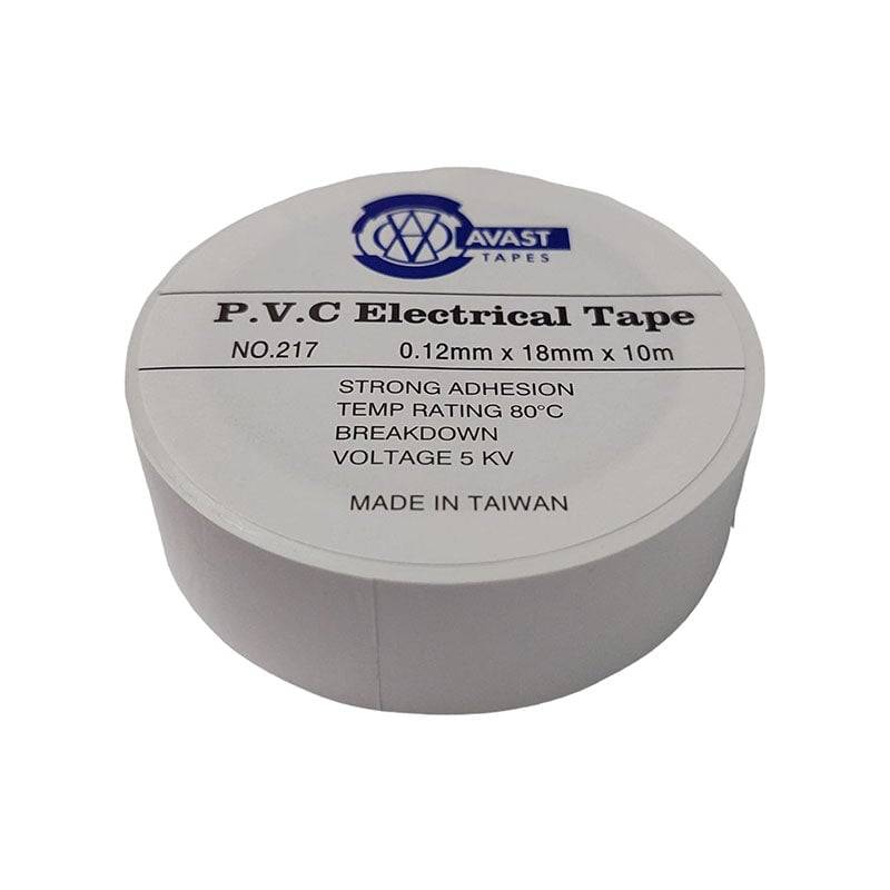 AVAST Pvc Insulation Tape 10m - White