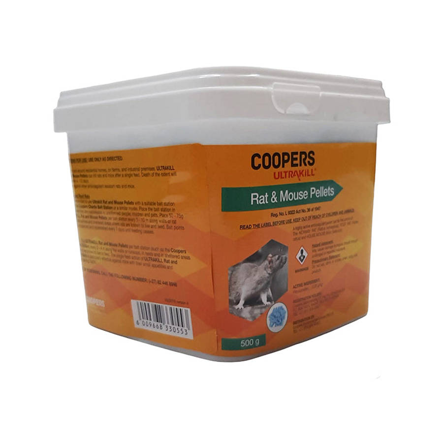 COOPERS Ultrakill Rat and Mouse Pellets 500g