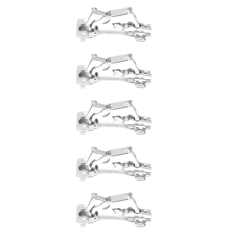 ROCO 165 Degree Soft Close 4 Hole Base Plated Cupboard Hinge ( 5 Pack )
