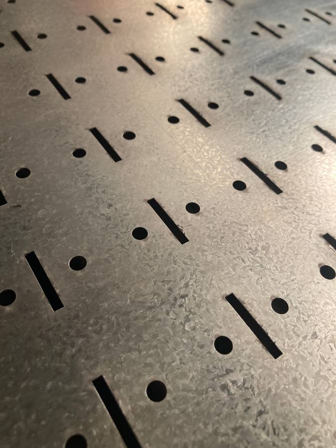 CLIP-FIT Pre Galvanized Pegboard 1200mm x 500mm