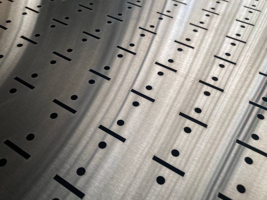 CLIP-FIT Pegboard 430 Stainless Steel 900mm x 400mm
