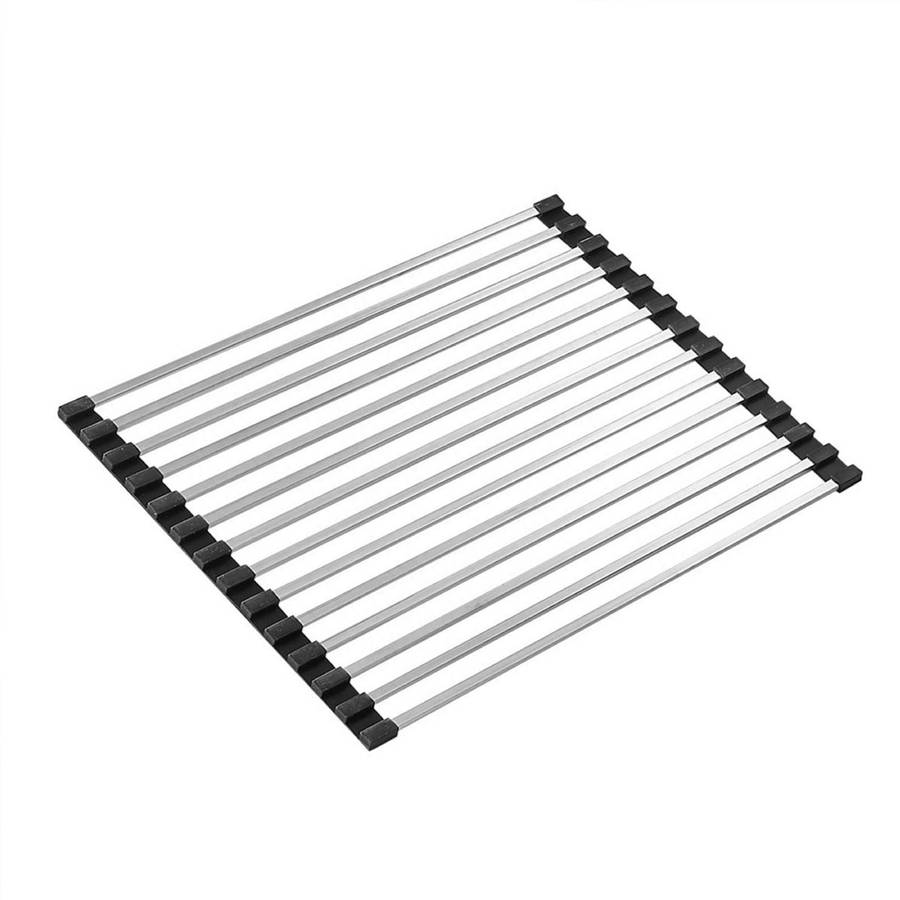 ROCO Roll Up Dish Drying Mat/Colander Stainless Steel 470mm x 460mm