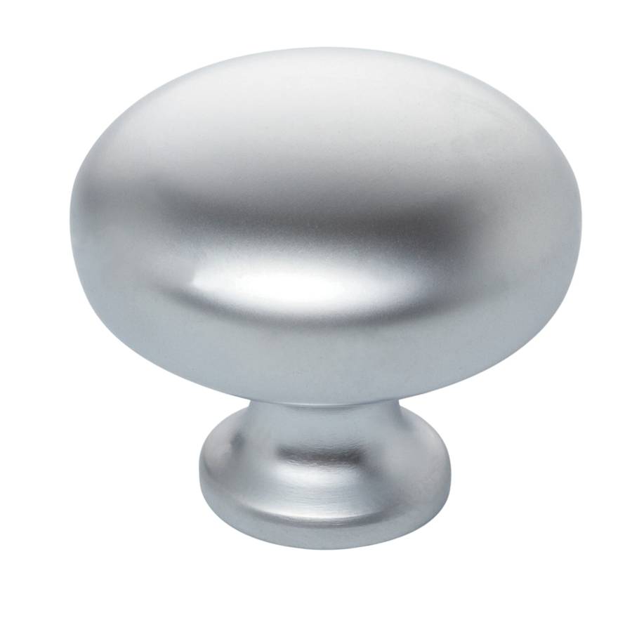 ROCO Small Base Drawer Knob Matt Chrome 32mm ( 5 Pack )