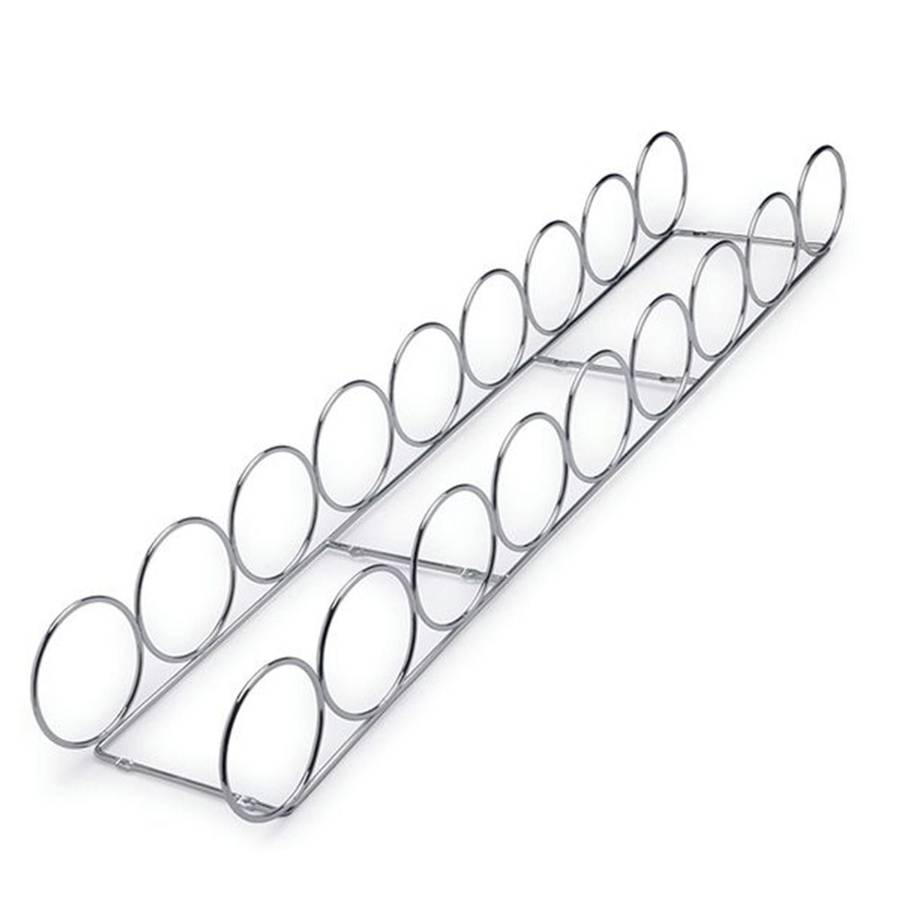 ROCO Wine Bottle Holder 9 Ring Chrome
