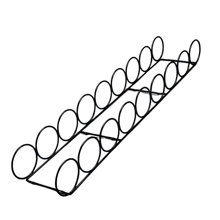 ROCO Wine Bottle Holder 9 Ring Matt Black
