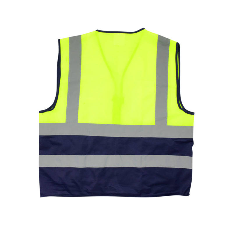PIONEER SAFETY Vests Signaling With Zip Id Pocket Lime/Navy