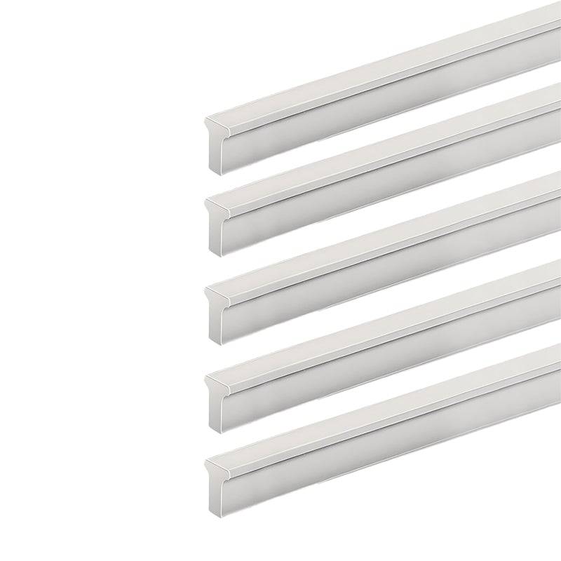 ROCO T Strip Cupboard Handle Brushed Nickel 1100mm ( 5 Pack )
