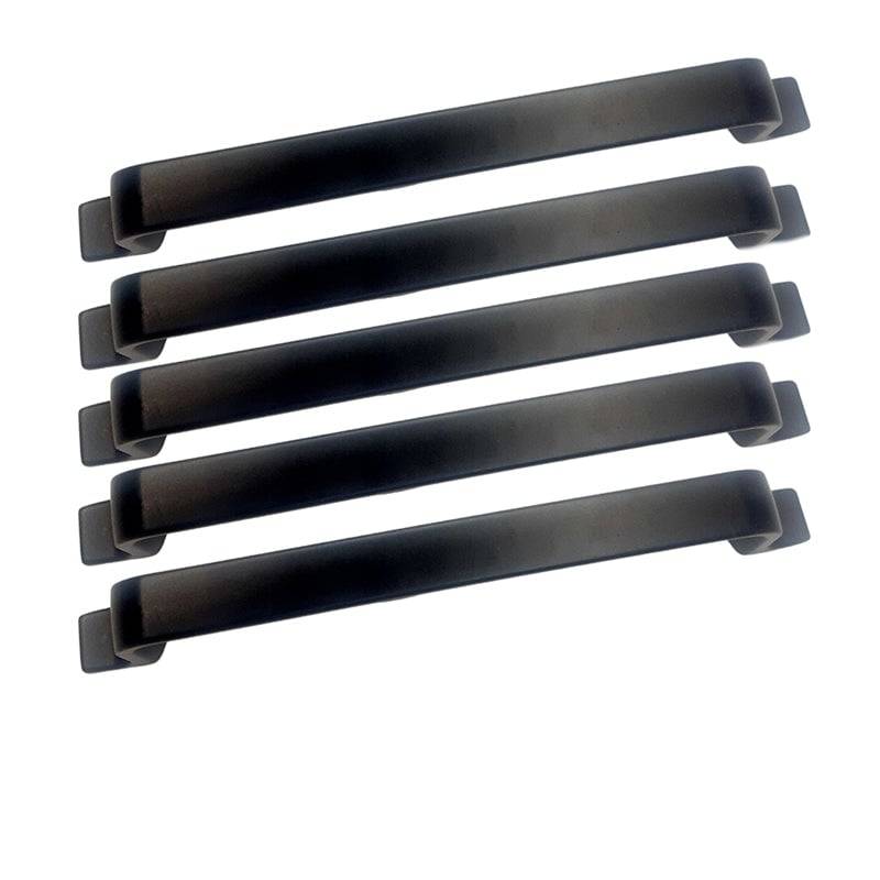 ROCO Flat D Cupboard Handle Matt Black 160mm ( 5 Pack )
