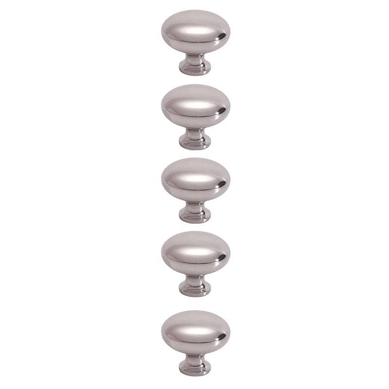 ROCO Small Base Drawer Knob Chrome Plated 32mm ( 5 Pack )